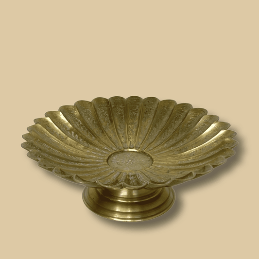 Antique gilt metal bowl, 19th century